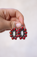 Jeweled Halo Delight Earrings-Drop Earrings-Rae Collective, Women's Online Fashion Boutique Located in Phoenix, Arizona (Scottsdale Area)
