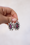 Jeweled Halo Delight Earrings-Drop Earrings-Rae Collective, Women's Online Fashion Boutique Located in Phoenix, Arizona (Scottsdale Area)