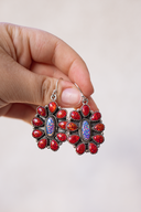 Jeweled Halo Delight Earrings-Drop Earrings-Rae Collective, Women's Online Fashion Boutique Located in Phoenix, Arizona (Scottsdale Area)