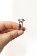 Starry Stamped Sterling Ring-Cluster Rings-Rae Collective, Women's Online Fashion Boutique Located in Phoenix, Arizona (Scottsdale Area)