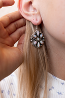 Western Belles Stone Cluster Earrings-Stud Earrings-Krush Kandy, Women's Online Fashion Boutique Located in Phoenix, Arizona (Scottsdale Area)