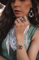 Starry Night Horseshoe Stone Earrings-Stud Earrings-Rae Collective, Women's Online Fashion Boutique Located in Phoenix, Arizona (Scottsdale Area)