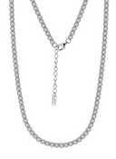 White Tennis 3mm Necklace-Necklaces-Krush Kandy, Women's Online Fashion Boutique Located in Phoenix, Arizona (Scottsdale Area)