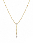 Dainty Lariat Crystal Necklace-Necklaces-Krush Kandy, Women's Online Fashion Boutique Located in Phoenix, Arizona (Scottsdale Area)