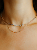 Rhinestone Geometric Dainty Necklace-Chain Necklaces-Krush Kandy, Women's Online Fashion Boutique Located in Phoenix, Arizona (Scottsdale Area)