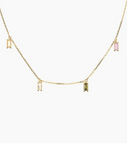 Cubic Zirconia Geometric Dainty Necklace-Necklaces-Krush Kandy, Women's Online Fashion Boutique Located in Phoenix, Arizona (Scottsdale Area)