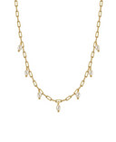 Linked Together Freshwater Pearl Necklace-Necklaces-Krush Kandy, Women's Online Fashion Boutique Located in Phoenix, Arizona (Scottsdale Area)