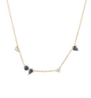 Cubic Zirconia Geometric Dainty Necklace-Necklaces-Krush Kandy, Women's Online Fashion Boutique Located in Phoenix, Arizona (Scottsdale Area)
