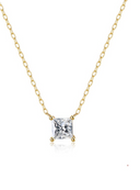 Geometric Dainty Crystal Necklace-Necklaces-Krush Kandy, Women's Online Fashion Boutique Located in Phoenix, Arizona (Scottsdale Area)