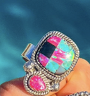 Kandy Multi Colored Sterling Silver Rings | MADE TO ORDER-Ring Sizers-Rae Collective, Women's Online Fashion Boutique Located in Phoenix, Arizona (Scottsdale Area)