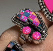 Multi Pink Kandy Colored Sterling Silver Rings | MADE TO ORDER-Statement Rings-Rae Collective, Women's Online Fashion Boutique Located in Phoenix, Arizona (Scottsdale Area)