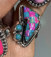 Multi Pink Kandy Colored Sterling Silver Rings | MADE TO ORDER-Statement Rings-Rae Collective, Women's Online Fashion Boutique Located in Phoenix, Arizona (Scottsdale Area)