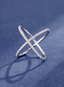 Sterling Silver Cross Minimalist Band Ring-Ring-Krush Kandy, Women's Online Fashion Boutique Located in Phoenix, Arizona (Scottsdale Area)