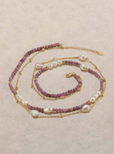 Natural Stone Minimalist Multi Strand Necklace-Necklaces-Krush Kandy, Women's Online Fashion Boutique Located in Phoenix, Arizona (Scottsdale Area)