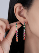 Cubic Zirconia Geometric Minimalist Stud Earrings-Earrings-Krush Kandy, Women's Online Fashion Boutique Located in Phoenix, Arizona (Scottsdale Area)