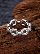 Cubic Zirconia Geometric Minimalist Band Ring-Ring-Krush Kandy, Women's Online Fashion Boutique Located in Phoenix, Arizona (Scottsdale Area)