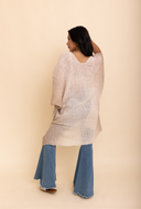 Frayed Cotton Bohemian Ombre Kimono-Kimonos-Rae Collective, Women's Online Fashion Boutique Located in Phoenix, Arizona (Scottsdale Area)