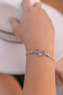 Dainty Bow Chain Bracelet-Chain Bracelets-Rae Collective, Women's Online Fashion Boutique Located in Phoenix, Arizona (Scottsdale Area)