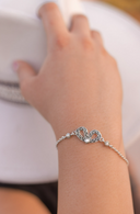 Dainty Bow Chain Bracelet-Chain Bracelets-Rae Collective, Women's Online Fashion Boutique Located in Phoenix, Arizona (Scottsdale Area)