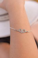 Dainty Bow Chain Bracelet-Chain Bracelets-Rae Collective, Women's Online Fashion Boutique Located in Phoenix, Arizona (Scottsdale Area)