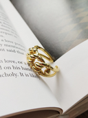 Golden Industrial Wind Ring-Rings-Krush Kandy, Women's Online Fashion Boutique Located in Phoenix, Arizona (Scottsdale Area)