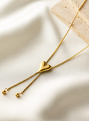 Titanium Steel Minimalist Heart Earring and Necklace Set-Jewelry-Krush Kandy, Women's Online Fashion Boutique Located in Phoenix, Arizona (Scottsdale Area)