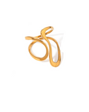 Stainless Steel Irregular Minimalist Band Ring-Jewelry-Krush Kandy, Women's Online Fashion Boutique Located in Phoenix, Arizona (Scottsdale Area)