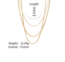 Stainless Steel Geometric Trend Multi Strand Necklace-Jewelry-Krush Kandy, Women's Online Fashion Boutique Located in Phoenix, Arizona (Scottsdale Area)