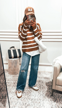 Coastal Stripes Knit Sweater-Sweaters-Krush Kandy, Women's Online Fashion Boutique Located in Phoenix, Arizona (Scottsdale Area)