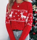 Christmas Magic Reindeer Sweater-Sweaters-Krush Kandy, Women's Online Fashion Boutique Located in Phoenix, Arizona (Scottsdale Area)
