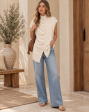 Sculpted Elegance Ruched Top