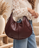 Sculptural Crescent Large Hobo Bag