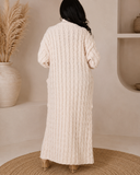 Set The Tone Open Long Knit Pocket Cardigan