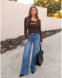 Silhouette Slip Long Sleeve Top