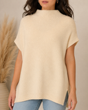 Sleeveless Knit Sweater Vest