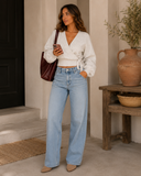 Soft Romance Wrap Sweater
