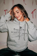 Roses Are Red Hoodie-Rae Collective, Women's Online Fashion Boutique Located in Phoenix, Arizona (Scottsdale Area)