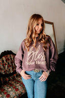 Bless Your Heart Solid Sweatshirt-Sweatshirt-Rae Collective, Women's Online Fashion Boutique Located in Phoenix, Arizona (Scottsdale Area)