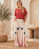 Star Spangled Flare Pants