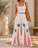 Star Spangled Flare Pants