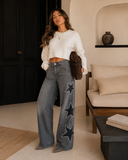 Starlit Rodeo Wide Leg Jeans