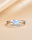Starlit Whisper Opal Ring