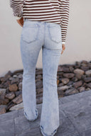 Strut Your Stuff High Rise Kancan Flare Jeans-Jeans-Krush Kandy, Women's Online Fashion Boutique Located in Phoenix, Arizona (Scottsdale Area)
