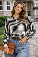 Classic Oversized Stripe Sweater