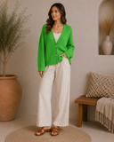 Sunlit Dreams Ribbed Cardigan