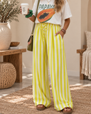 Sunset Stroll Striped Wide Leg Pants