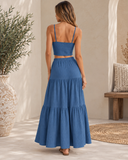 Sunset Sway Midi Skirt & Tank Set