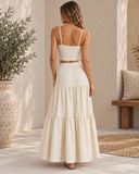 Sunset Sway Midi Skirt & Tank Set