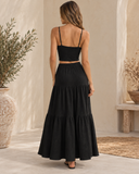Sunset Sway Midi Skirt & Tank Set