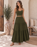 Sunset Sway Midi Skirt & Tank Set